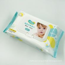 Hot selling product 80pcs pearl cotton wet wipes baby hand mouth wipe with good quality